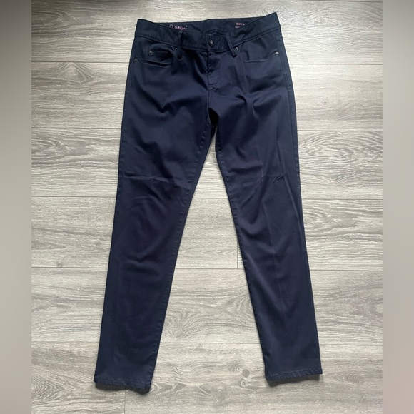 Lilly Pulitzer Worth Classic Navy Skinny Jeans Pants Size 8 Neutral Casual Work - Picture 1 of 9